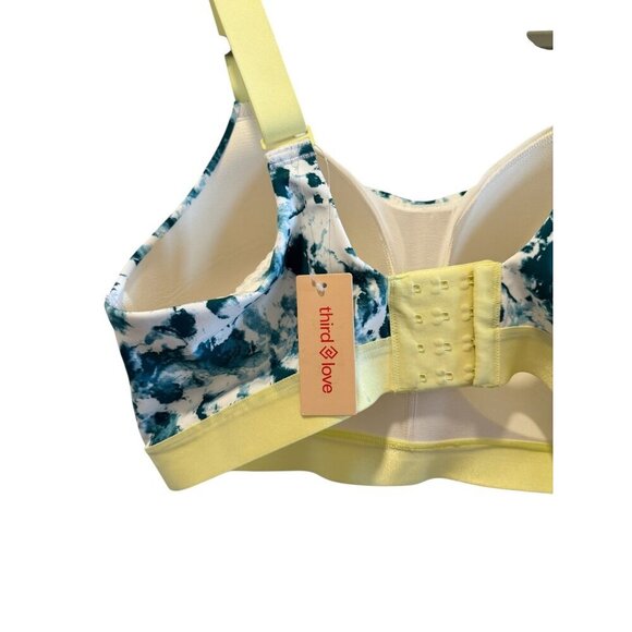 ThirdLove Womens Adjustable Sports Bra Strap Full Coverage Splash Yellow 40F NWT - Picture 5 of 7
